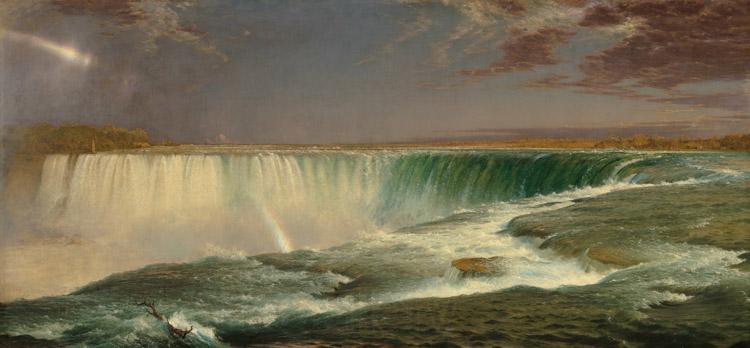 Frederic Edwin Church Niagara Falls (mk09 Norge oil painting art